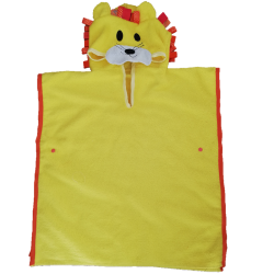poncho leoncino giallo