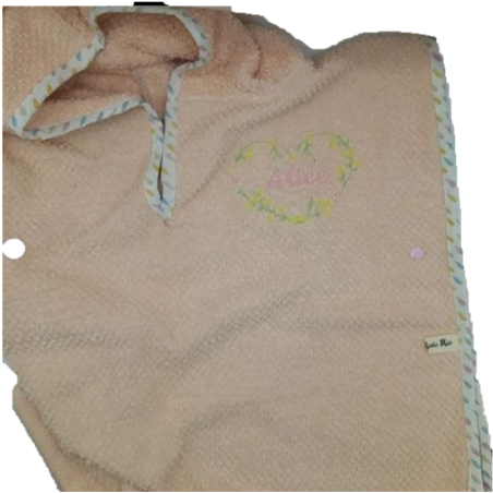 poncho rosa alice