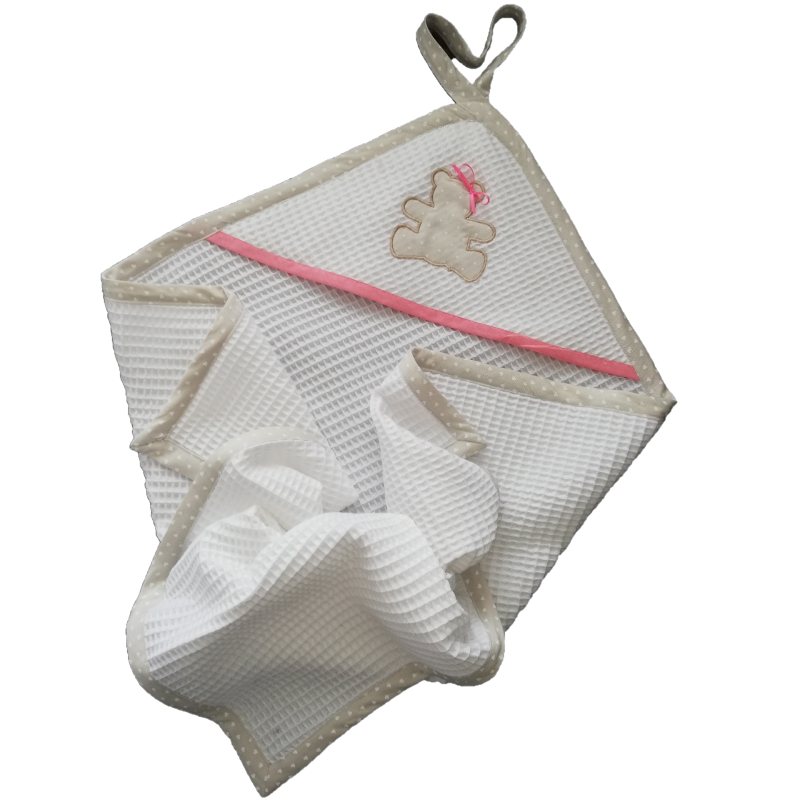 tria orsetto rosa applique tria orsetto rosa applique